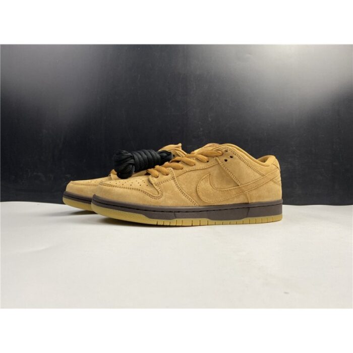 کفش راحتی نایکی مدل sb dunk low pro wheat - تصویر 4