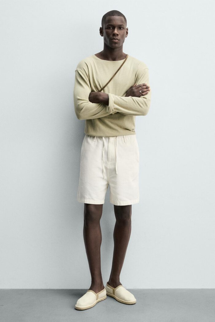 ونس مردانه زارا مدل Zara Fabric Espadrilles