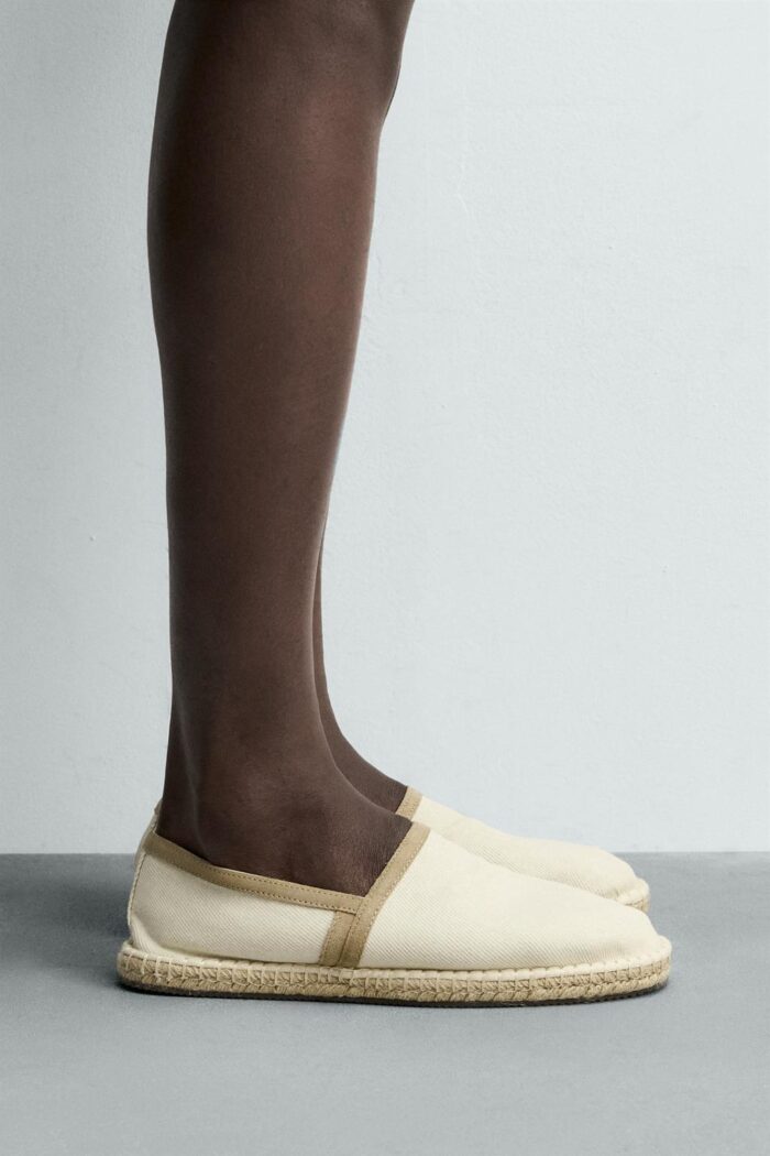 ونس مردانه زارا مدل Zara Fabric Espadrilles