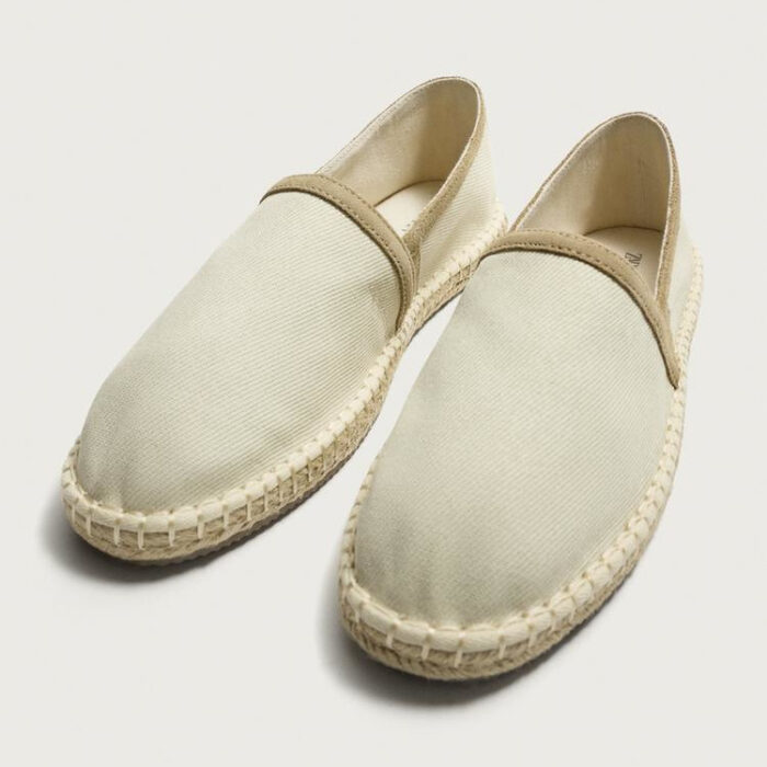 ونس مردانه زارا مدل Zara Fabric Espadrilles